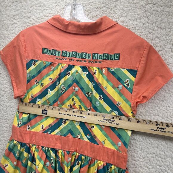 Disney Parks Dress Shop Walt Disney World Play in the Park Collared Dress L - Picture 6 of 8